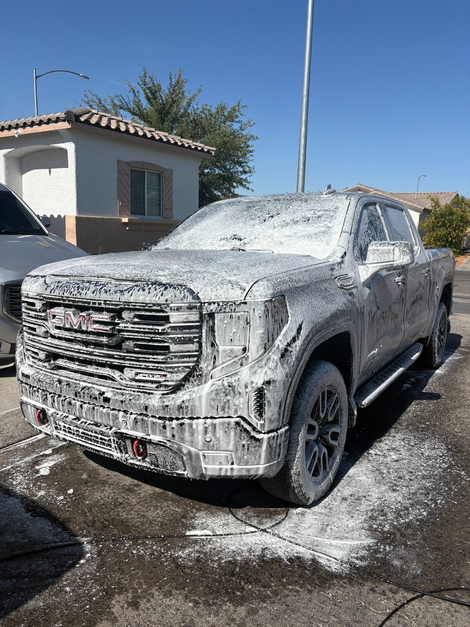 GMC Sierra Foam Wash to Final Detail Foam Wash